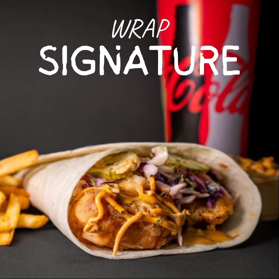 photo montrant un wrap
